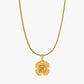 Champagner Blume Halskette Produktbild